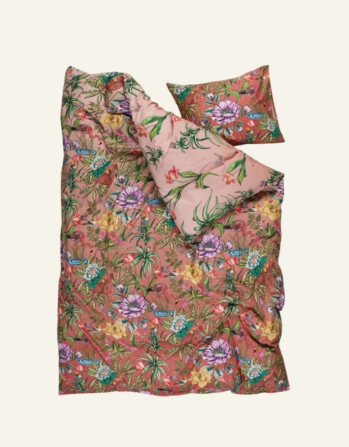 Påslakanset i percale rosa - 3