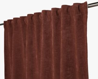 hemtex Carlo chenille gardin burgundy