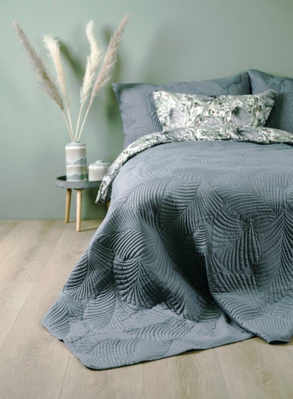 Överkast gråblå - 2