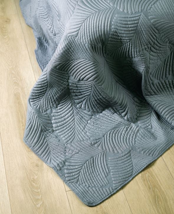 Överkast gråblå - 3