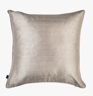 Premium Collection Mulbury silk kuddfodral taupe