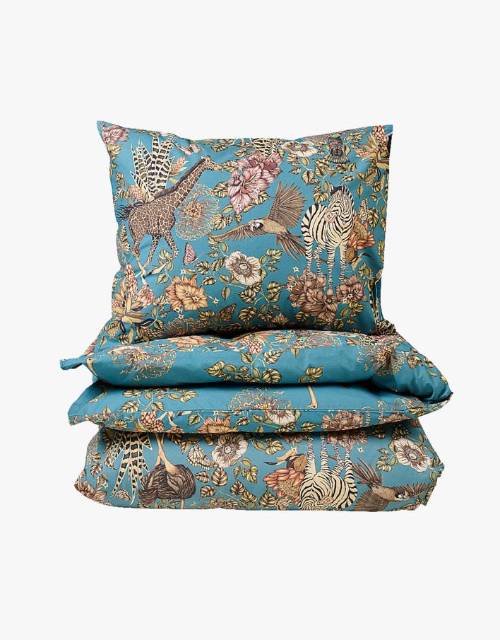 Påslakanset multi/blå - 150x210 cm multi/blå - 1