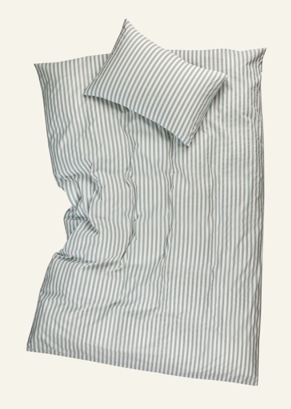 Påslakanset i bomull grön - 2