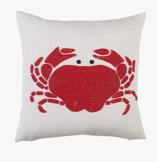 hemtex Crab prydnadskudde offwhite