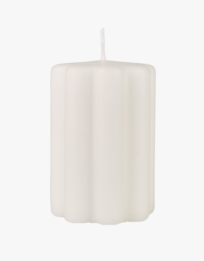 Blockljus offwhite - 6,8x10 cm offwhite - 1