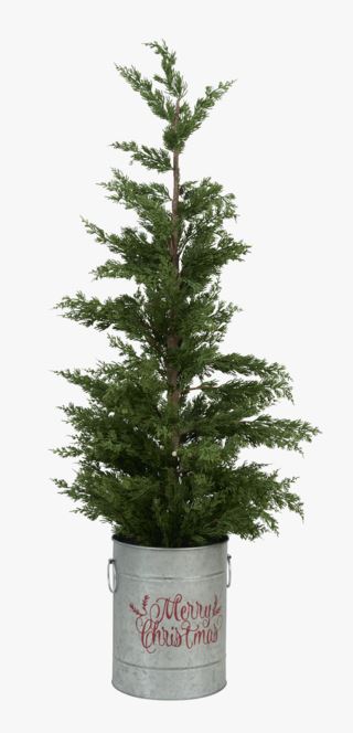 hemtex Potted pine julgran multi/grön