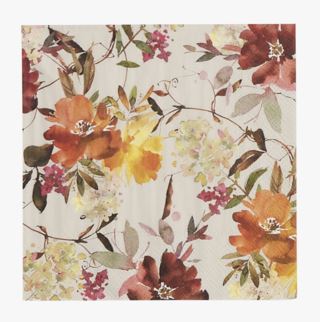 Autumn flowers pappersservetter multi