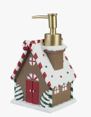 hemtex Gingerbread house tvålpump multi/brun