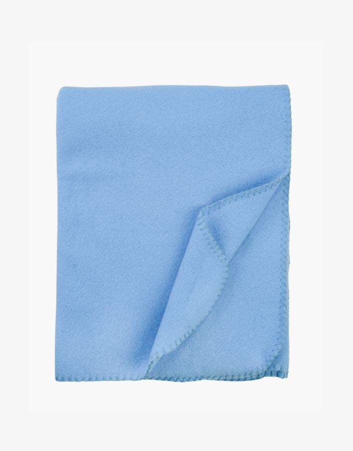 Fleecepläd himmelsblå - 130x170 cm himmelsblå - 1