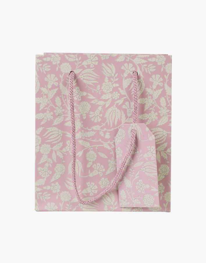 Presentpåse rosa - 13x15x9 cm rosa - 1