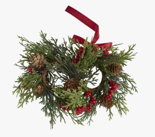 hemtex Wreath 2-pack servettringar grön