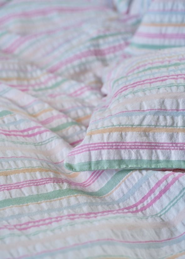 Påslakanset i garnfärgad bäckebölja multi - 2