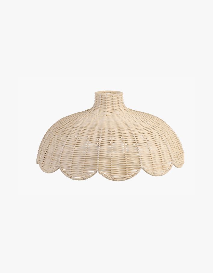 Lampskärm ljus natur - 40x40x18 cm ljus natur - 1