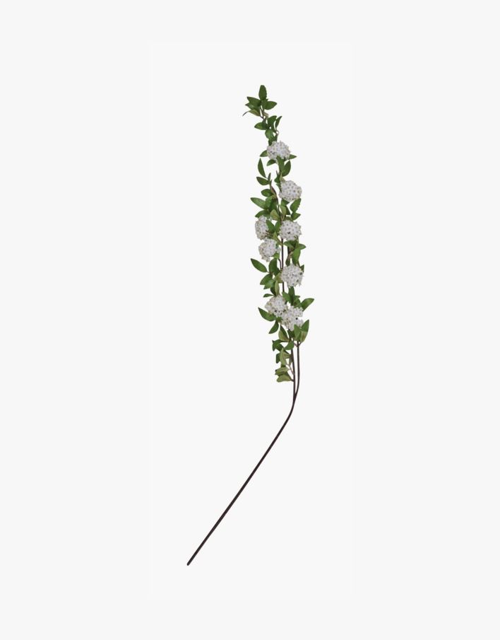 Blommor vit - 3x15x85 cm vit - 1