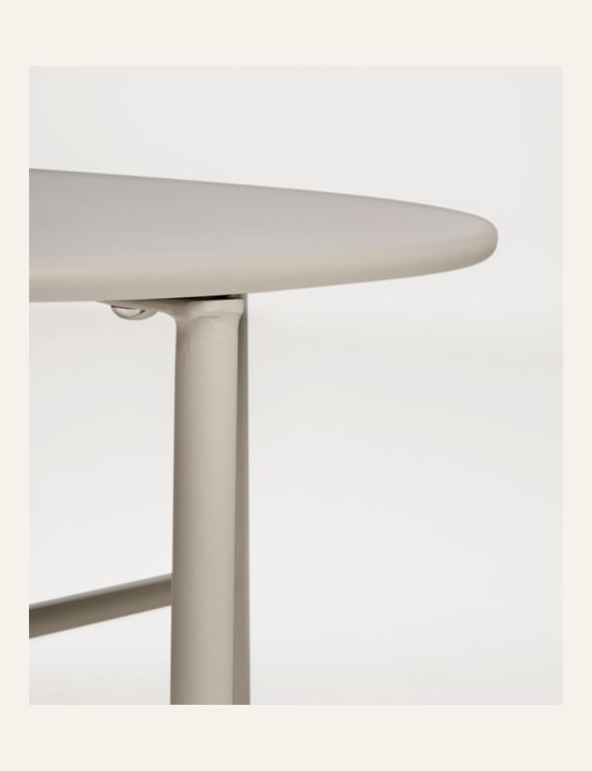 Trädgårdsbord beige - 6