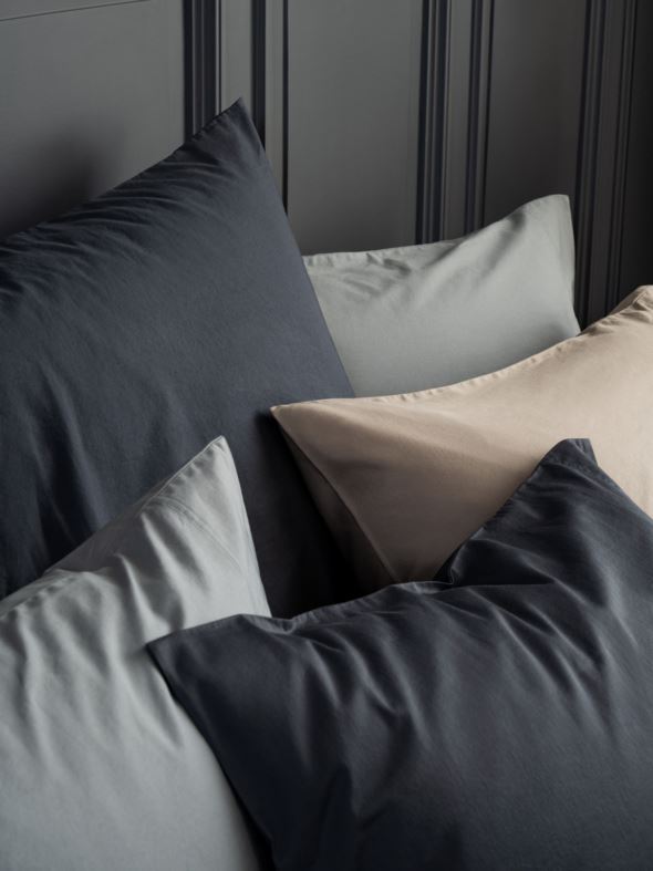 Påslakanset i satin dimblå - 5