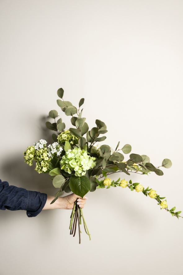 Konstgjord blomma grön - 3