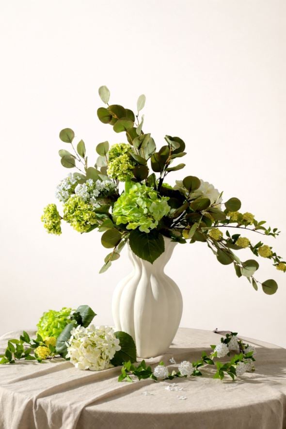 Konstgjord blomma ljusgrön - 3