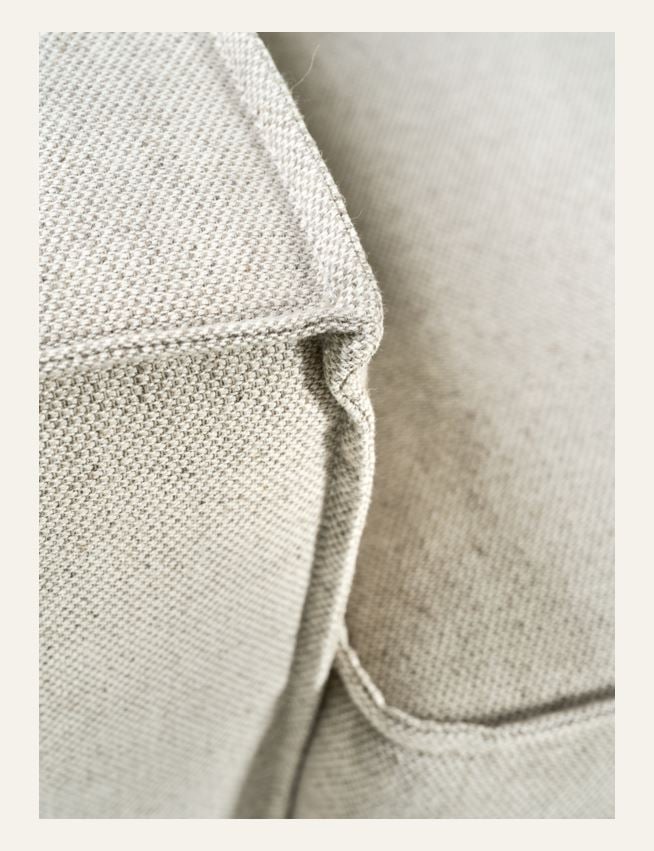 Sofföverdrag schäslong vänster natur - 2