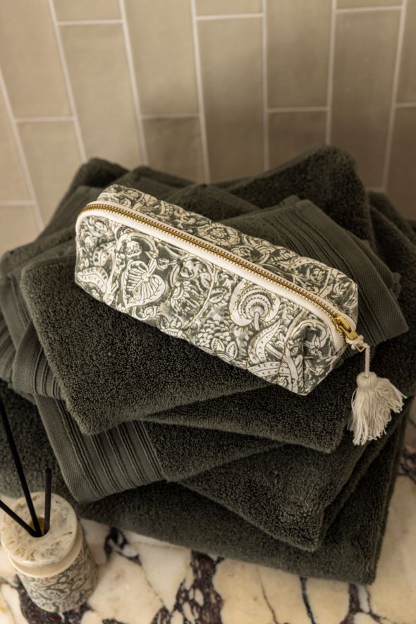 Handduk olivgrön - 3