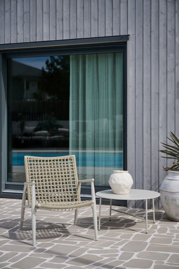 Trädgårdsbord beige - 7